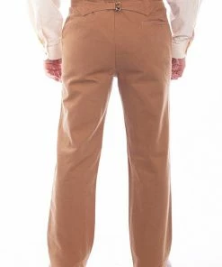 Scully Range Wear Steampunk & Victorian Tan Cotton Canvas Pants