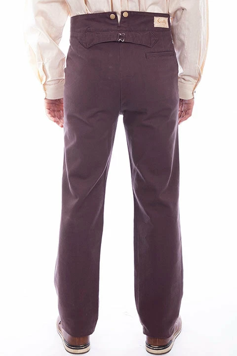 Scully Range Wear Steampunk & Victorian Walnut Cotton Canvas Pants 4 Scully Range Wear Steampunk & Victorian Walnut Cotton Canvas Pants