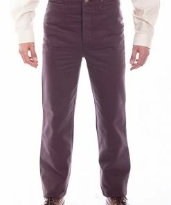 Scully Range Wear Steampunk & Victorian Walnut Cotton Canvas Pants