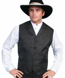 Scully Range Wear Paisley Vest In 4 Colors Steampunk & Victorian