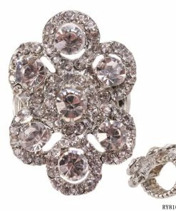 Ceci Jewelry, Inc. Ring Rhinestone Jewel Stretch Bracelets & Rings