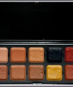 European Body Art EBA Palette Alcohol Dark Skin Tone