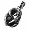 AABStyle Necklaces & Earrings Pendant Stainless Steel Dragon Claw W/Marble