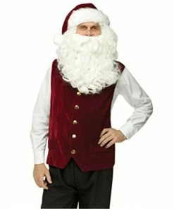 Halco Holiday Red Velvet Santa Vest