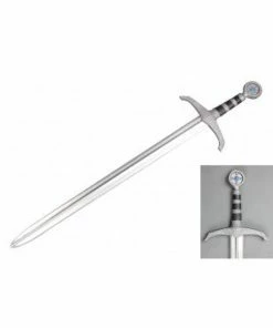 Top Quest Inc. 41" Medieval Foam Sword W/Metallic Chrome Finish