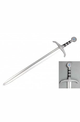 Top Quest Inc. 41" Medieval Foam Sword W/Metallic Chrome Finish 3 Top Quest Inc. 41" Medieval Foam Sword W/Metallic Chrome Finish