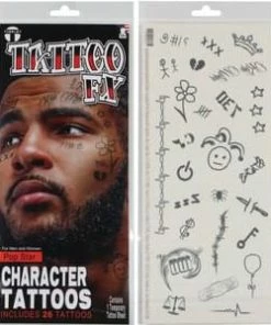 Tinsley Transfers Pop Star Kit Tattoos & Tattoo Effects