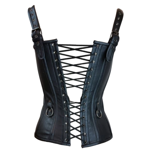 Vance Leather Corsets & Corset Dresses Corset Leather 6 Buckle Zipfront Tank 4 Vance Leather Corsets & Corset Dresses Corset Leather 6 Buckle Zipfront Tank