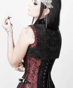 The Corset Company Overbust Red-Black W-Belt & Jacket Corsets & Corset Dresses