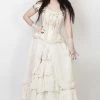 The Corset Company Steampunk & Victorian Ivory Long Victorian Inspired Skirt