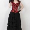 The Corset Company Steampunk & Victorian Black Long Victorian Inspired Skirt 1 The Corset Company Steampunk & Victorian Black Long Victorian Inspired Skirt