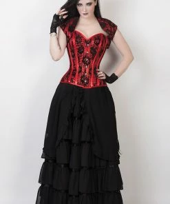 The Corset Company Steampunk & Victorian Black Long Victorian Inspired Skirt