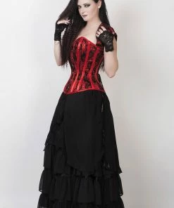 The Corset Company Steampunk & Victorian Black Long Victorian Inspired Skirt