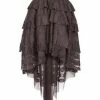 The Corset Company Skirt Lace Burlesque Brown 1 The Corset Company Skirt Lace Burlesque Brown