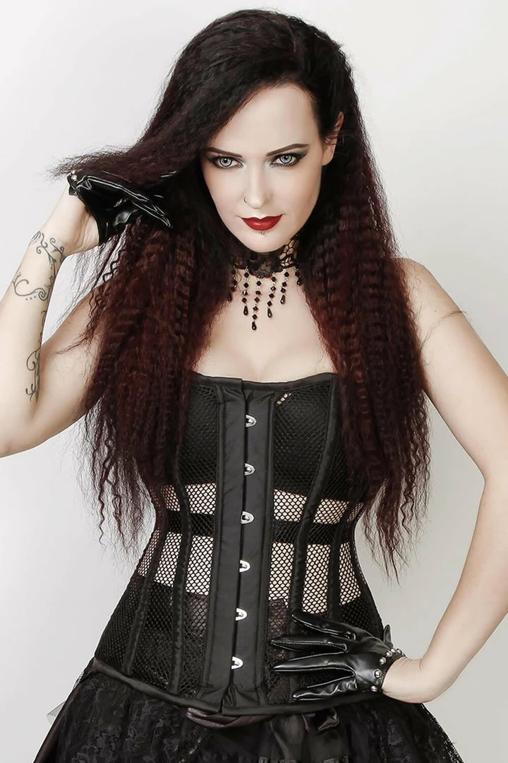 The Corset Company Black Mesh Overbust Corset Corsets & Corset Dresses 3 The Corset Company Black Mesh Overbust Corset Corsets & Corset Dresses