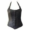 Vance Leather Corsets & Corset Dresses Corset Leather Halter Zip Front