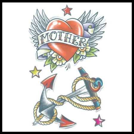 Tinsley Transfers Tattoos & Tattoo Effects 1950 Heart/Anchor 3 Tinsley Transfers Tattoos & Tattoo Effects 1950 Heart/Anchor