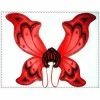Ivy Trading Inc (Cutie Collections) Wings Devil Red 24"