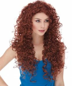 West Bay Butterfly Long Curly Wig Auburn
