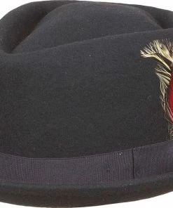 LTC Trading Corp Fedoras, Homburgs & Pork Pies Short Brim Fedora Black