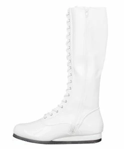 Costume Agent Boots Wrestling Stretch Patent Men's Shoes