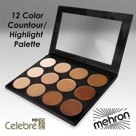 Mehron Celebre PRO Cream 12 Color Palette 3 Mehron Celebre PRO Cream 12 Color Palette