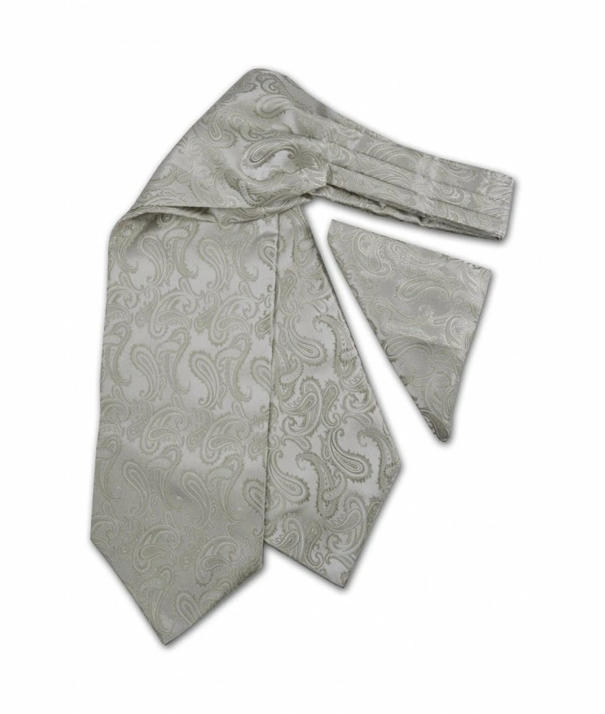 Brand Q, Inc Men's Formalwear Accessories Ascot W/ Pocket Square In 6 Colors 3 Brand Q, Inc Men's Formalwear Accessories Ascot W/ Pocket Square In 6 Colors