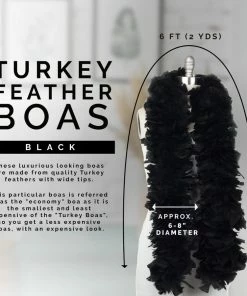 Zucker Turkey Boa 6"-8" In 10 Colors