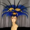 Boa Novelty Feather Burlesque Camilla Golden Night Showgirl Headpiece 1 Boa Novelty Feather Burlesque Camilla Golden Night Showgirl Headpiece
