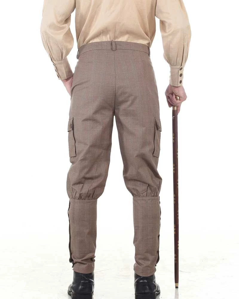 Pirate Dressing Architect Gaiter Pants - Checkered 4 Pirate Dressing Architect Gaiter Pants - Checkered