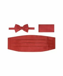 Brand Q, Inc Cummerbund Set In 3 Colors 7 Brand Q, Inc Cummerbund Set In 3 Colors