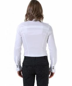 Pentagramme Gothique Shirt Gothic Victorian Ruffle In Black Or White 9 Pentagramme Gothique Shirt Gothic Victorian Ruffle In Black Or White