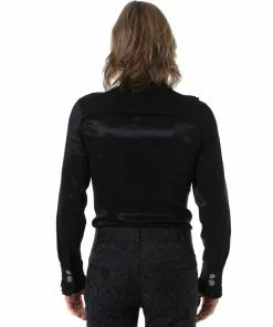 Pentagramme Gothique Shirt Gothic Victorian Ruffle In Black Or White 11 Pentagramme Gothique Shirt Gothic Victorian Ruffle In Black Or White