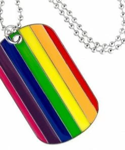 AABStyle PRIDE Dog Tag Necklaces & Earrings