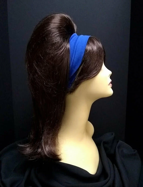 Alicia International Florence Teased Brown Bouffant 4 Alicia International Florence Teased Brown Bouffant