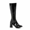 Ellie Shoes Black Patent Gogo Boots Women's Shoes 1 Ellie Shoes Black Patent Gogo Boots Women's Shoes