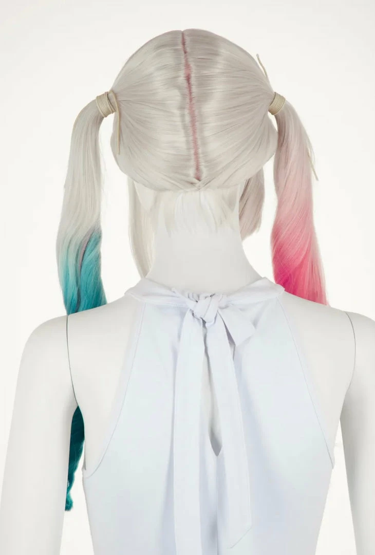 Arda Wigs Quinn Teal And Pink Pig Tails 5 Arda Wigs Quinn Teal And Pink Pig Tails