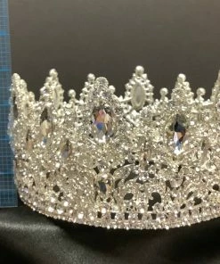 Empire Enterprise Rhinestone Crown 7" Diameter. Crowns & Tiaras