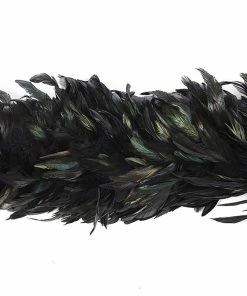 Boa Novelty Feather Coque Boa Black Iridescent Boas & Feathers