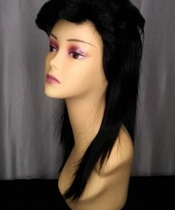 Alicia International Joe Mullet Wig Black