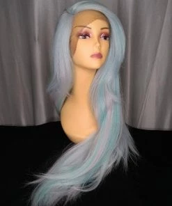 West Bay Prudence Extra Long Layered Lace Front Wig Black