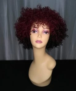 West Bay Black Liona Curly Wig
