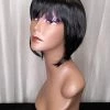 Alicia International Moto Bowl Cut Wig Black