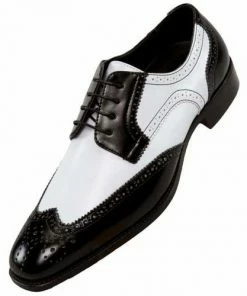 Island Footwear Men's Shoes Men's Black And White Spectator