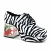 Pleaser Zebra Fur Platform Shoe With Floating Fish In Heel Men's Shoes 2 Pleaser Zebra Fur Platform Shoe With Floating Fish In Heel Men's Shoes