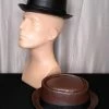 Epoch Fashion Accessory Fedoras, Homburgs & Pork Pies Pork Pie Faux Leather In Black Or Brown