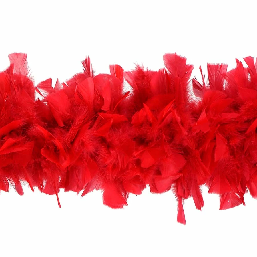 Boa Novelty Feather Turkey Boa 8"-10" 5 Boa Novelty Feather Turkey Boa 8"-10"