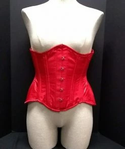 The Corset Company Underbust Red Satin Curvy Waist Trainer