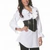 Charades Ladies Lace Up Pirate Shirt Pirate & Medieval/Renaissance