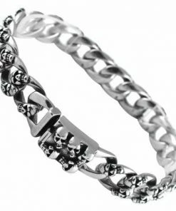 AABStyle Bracelet Stainless Steel Skulls